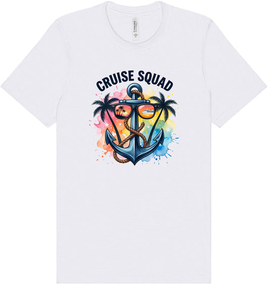 Anchored Cruise Squad Adult Bella Canvas Shirt