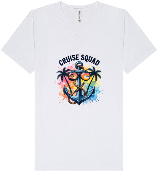 Anchored Cruise Squad Unisex V-Neck Shirt