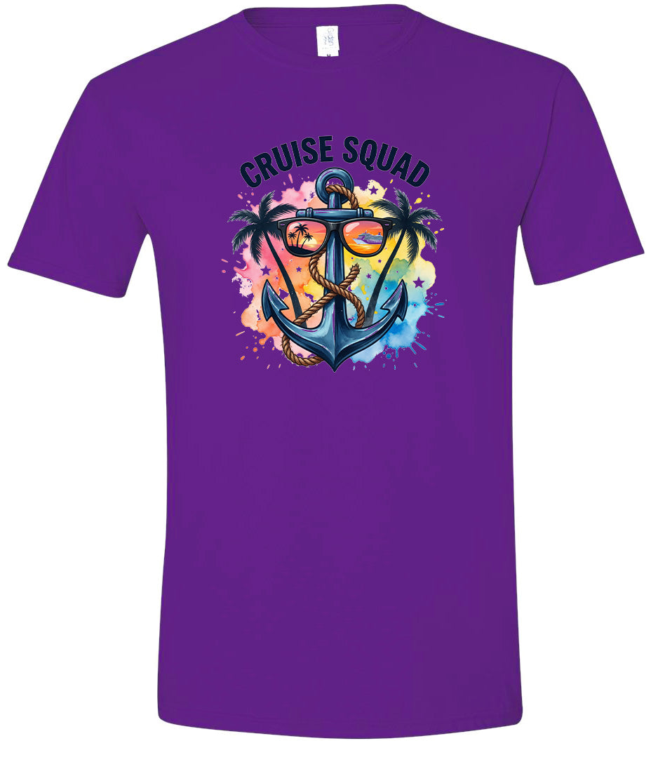 Anchored Cruise Squad Children's Gildan Soft Shirt