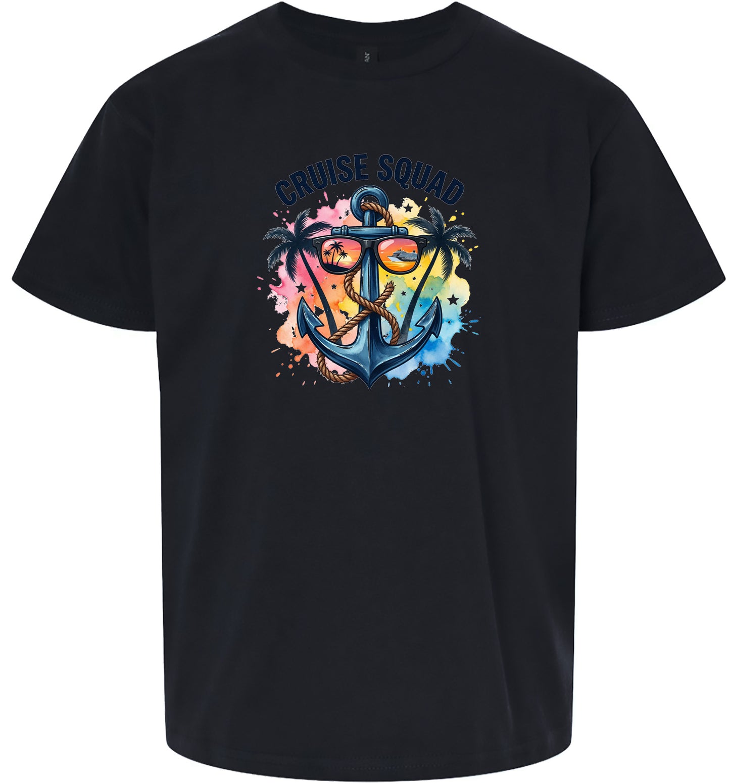 Anchored Cruise Squad Children's Gildan Soft Shirt