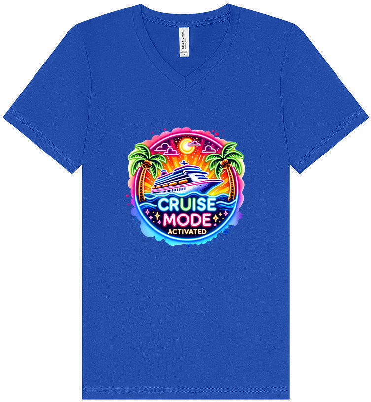 Cruise Mode Activated Unisex V-Neck Shirt