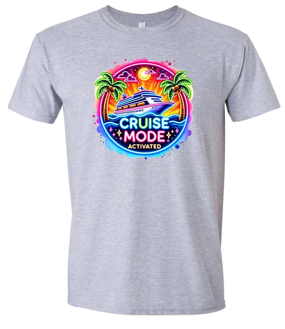 Cruise Mode Activated Adult Gildan Soft Shirt