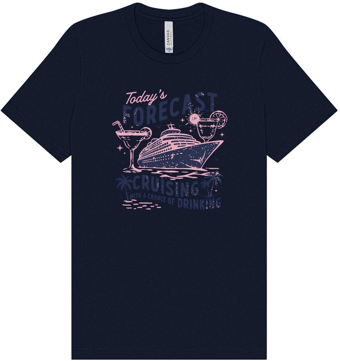 Cruising with a Chance of Drinking Adult Bella Canvas Shirt