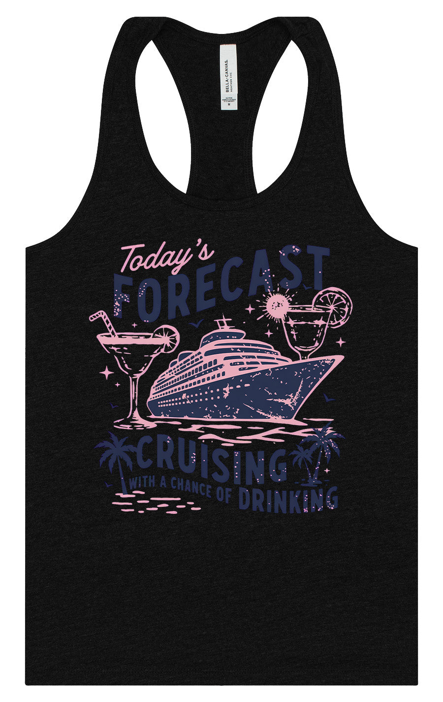 Cruising with a Chance of Drinking Women's Racerback Tank