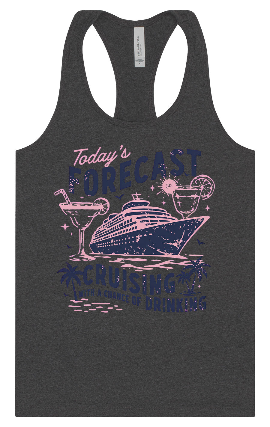 Cruising with a Chance of Drinking Women's Racerback Tank
