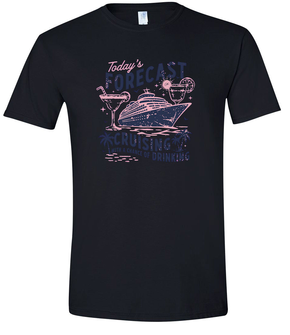 Cruising with a Chance of Drinking Adult Gildan Soft Shirt
