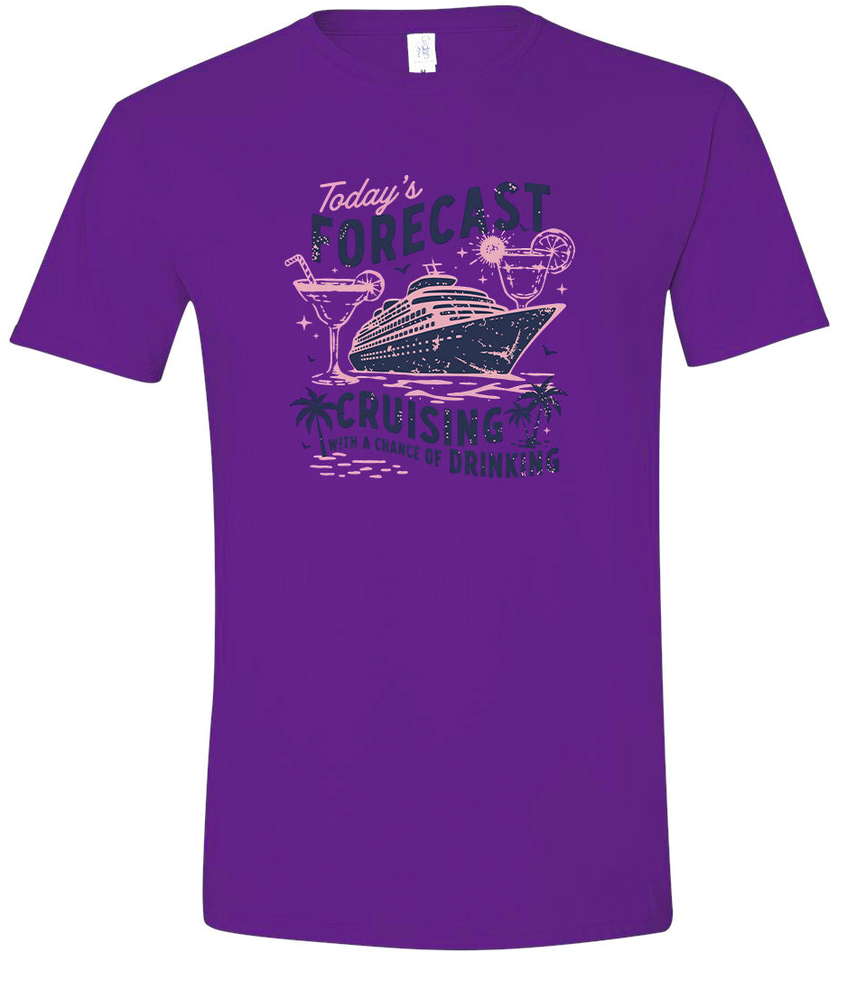 Cruising with a Chance of Drinking Adult Gildan Soft Shirt