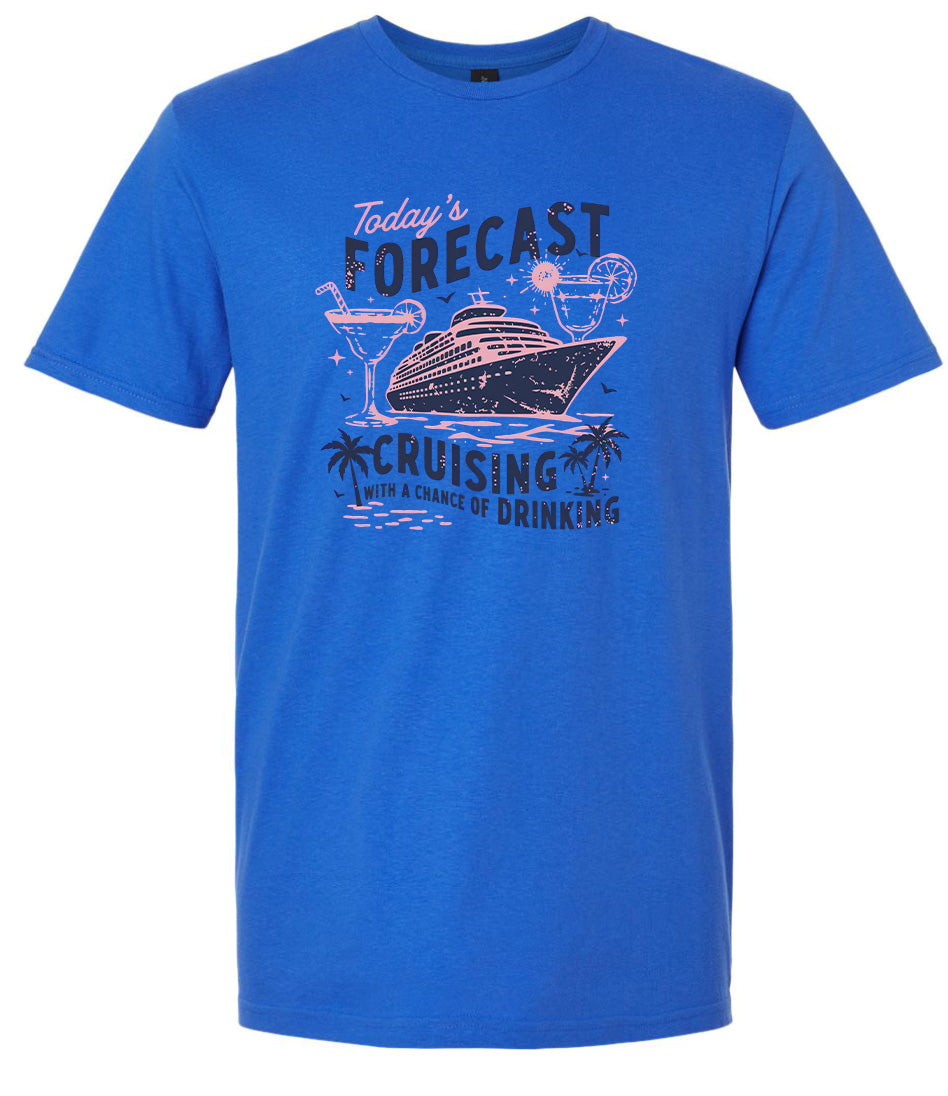 Cruising with a Chance of Drinking Adult Gildan Soft Shirt