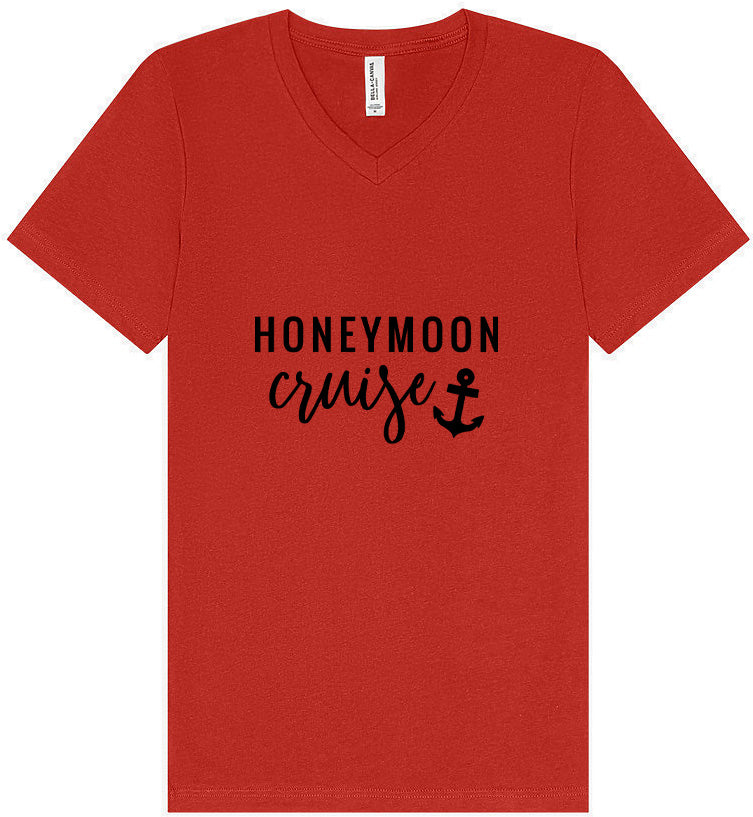 Honeymoon Cruise Unisex V-Neck Shirt