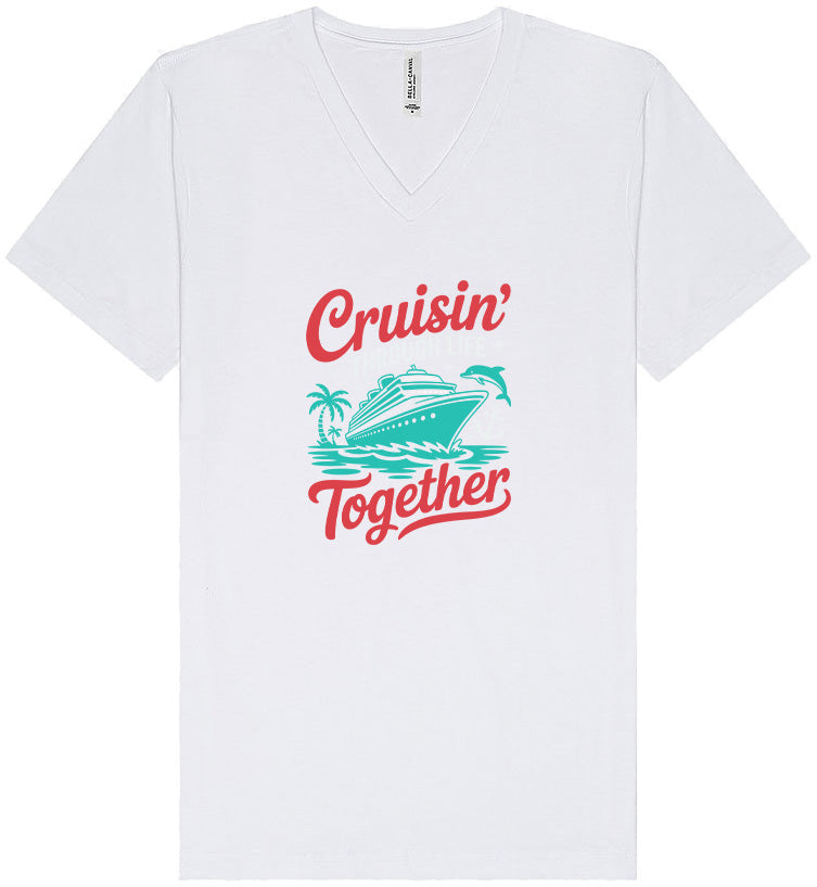 Cruisin' Through Life Together Unisex V-Neck Shirt
