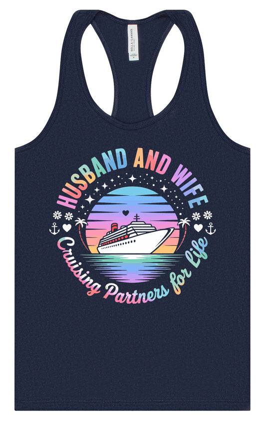 Cruising Partners for Life Women's Racerback Tank