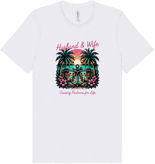 Anchor Husband and Wife Adult Bella Canvas Shirt
