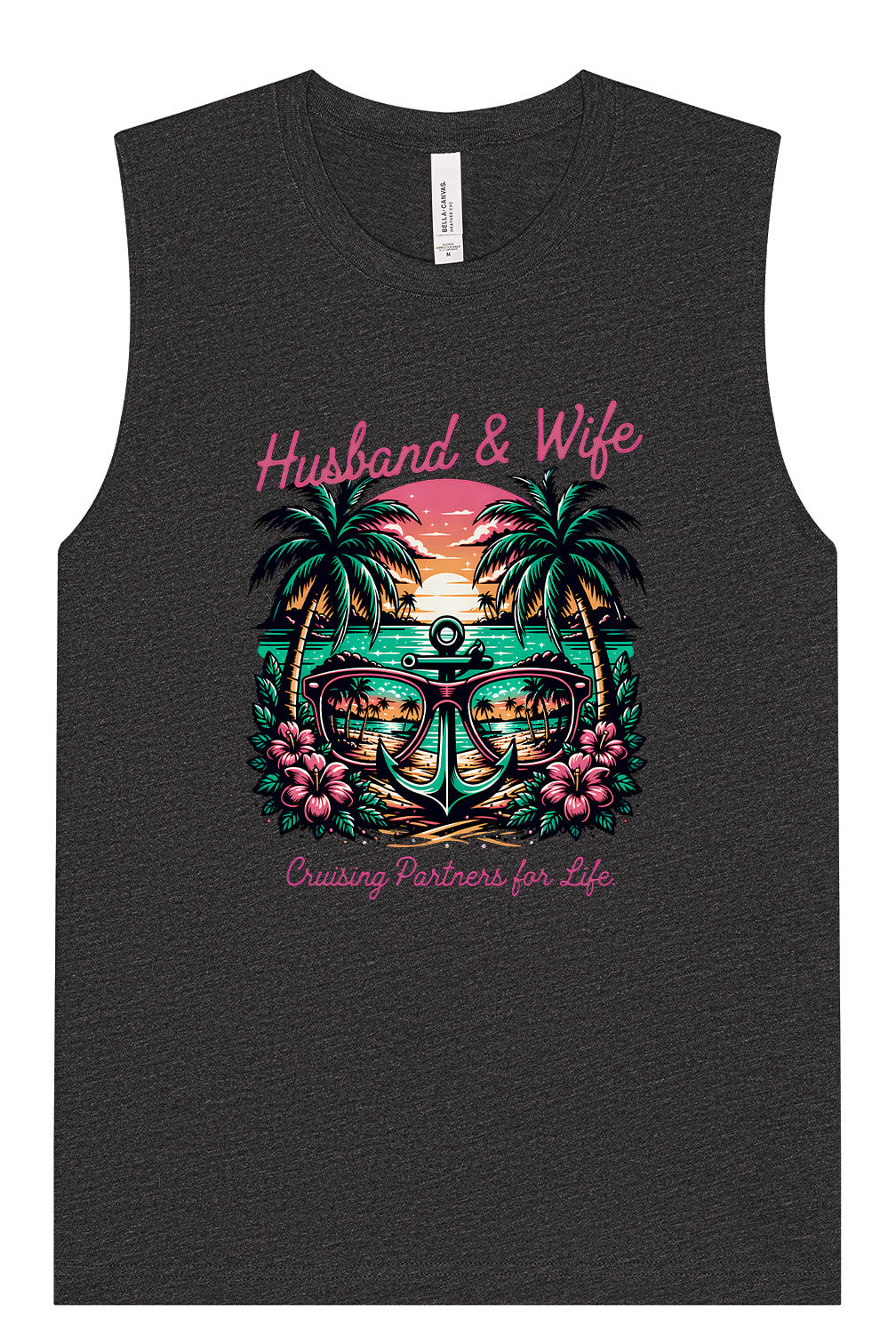 Anchor Husband and Wife Muscle Tank