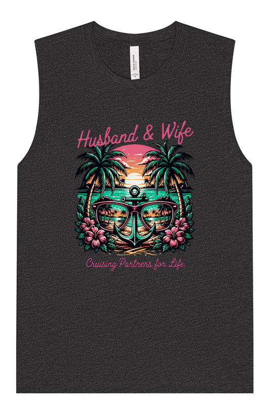 Anchor Husband and Wife Muscle Tank