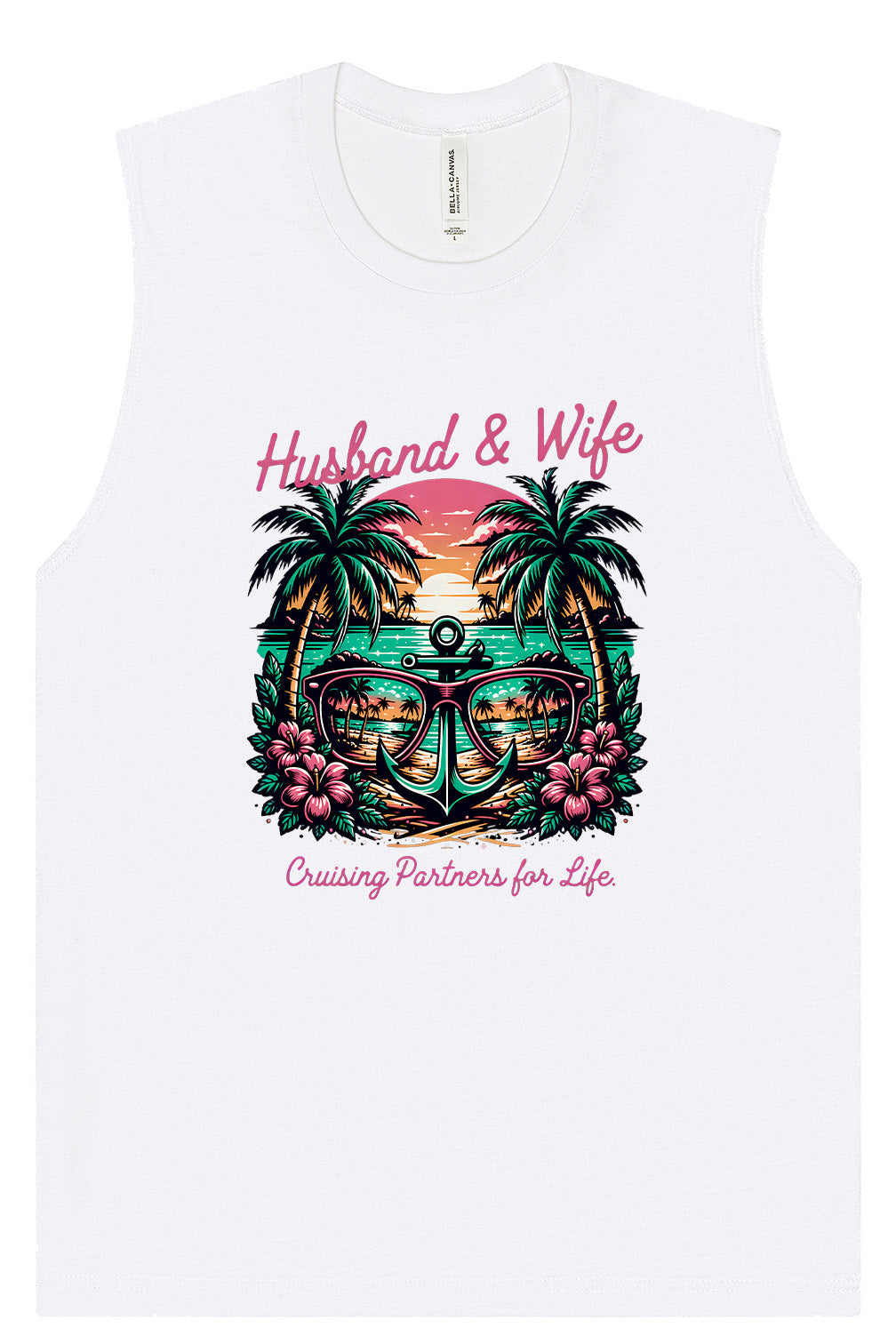 Anchor Husband and Wife Muscle Tank