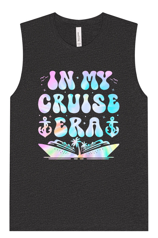 Tie Dye In My Cruise Era Muscle Tank