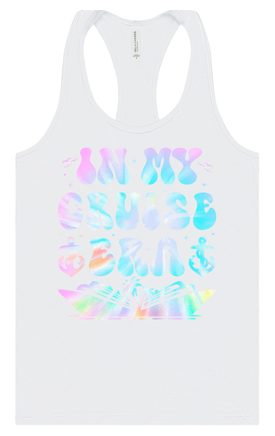 Tie Dye In My Cruise Era Women's Racerback Tank