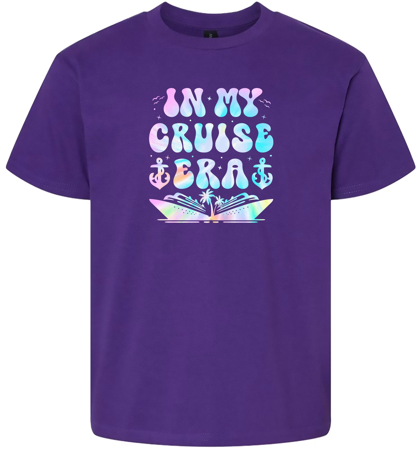 Tie Dye In My Cruise Era Children's Gildan Soft Shirt
