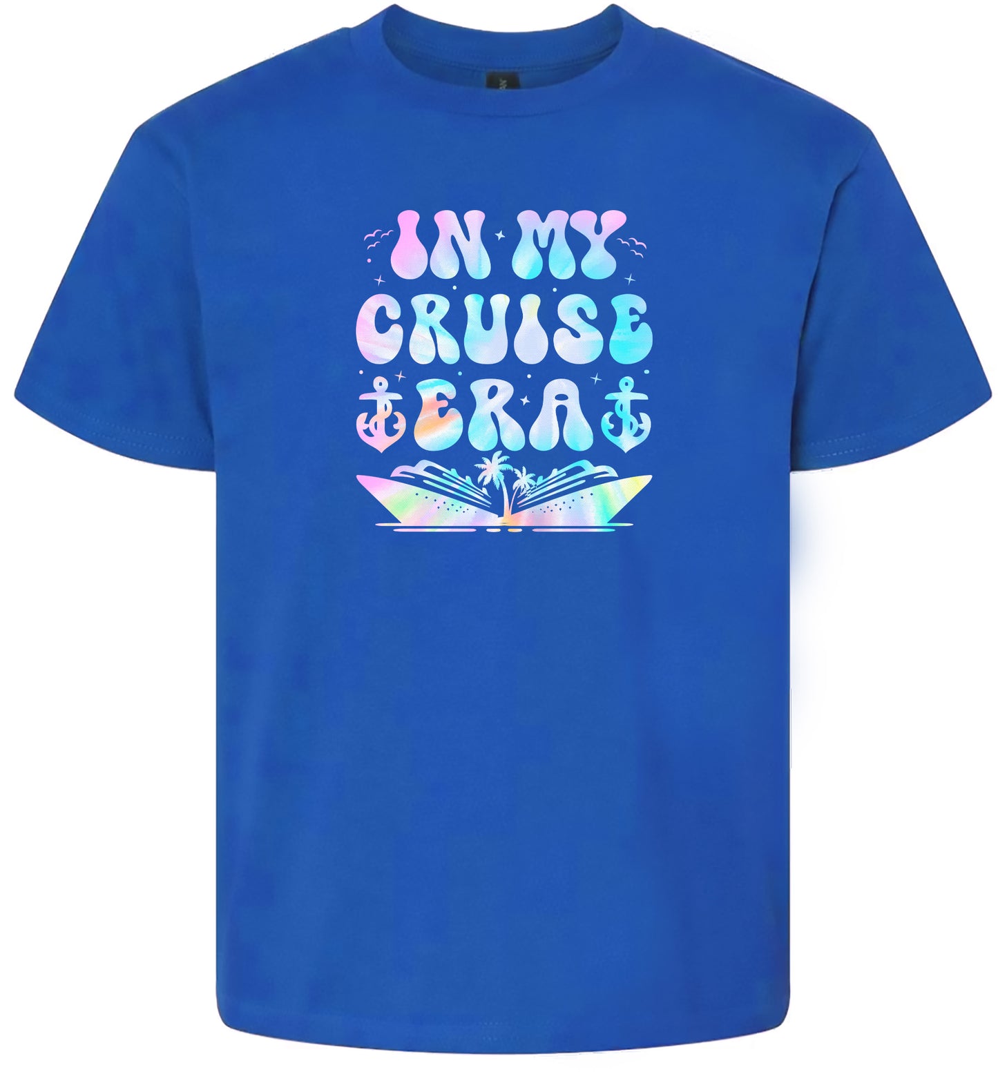 Tie Dye In My Cruise Era Children's Gildan Soft Shirt
