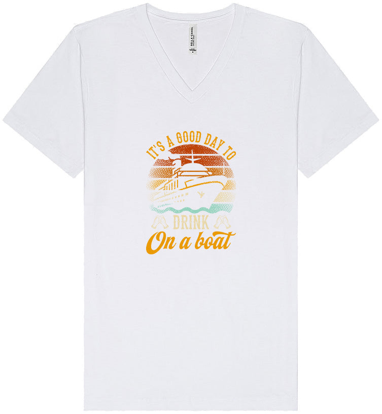 Drink on a Boat Unisex V-Neck Shirt