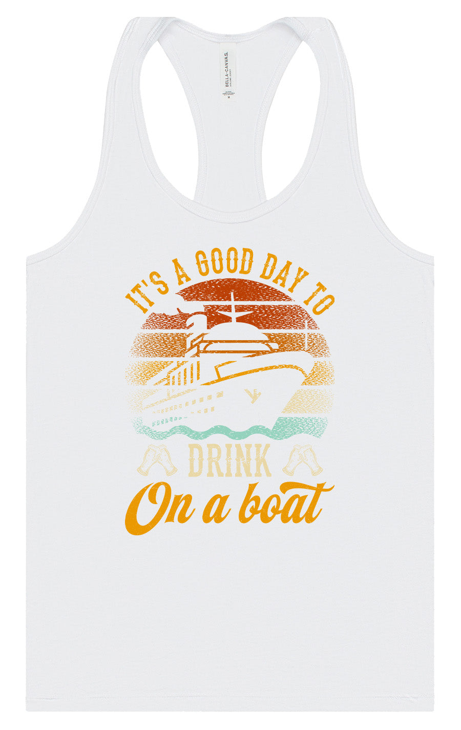 Drink on a Boat Women's Racerback Tank