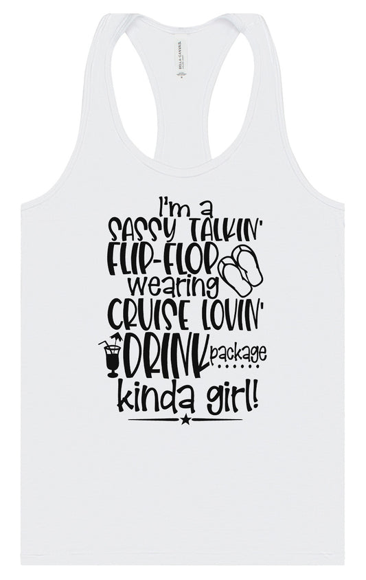 Cruise Lovin' Girl Women's Racerback Tank