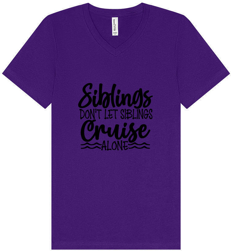 Siblings Don't Cruise Alone Unisex V-Neck Shirt