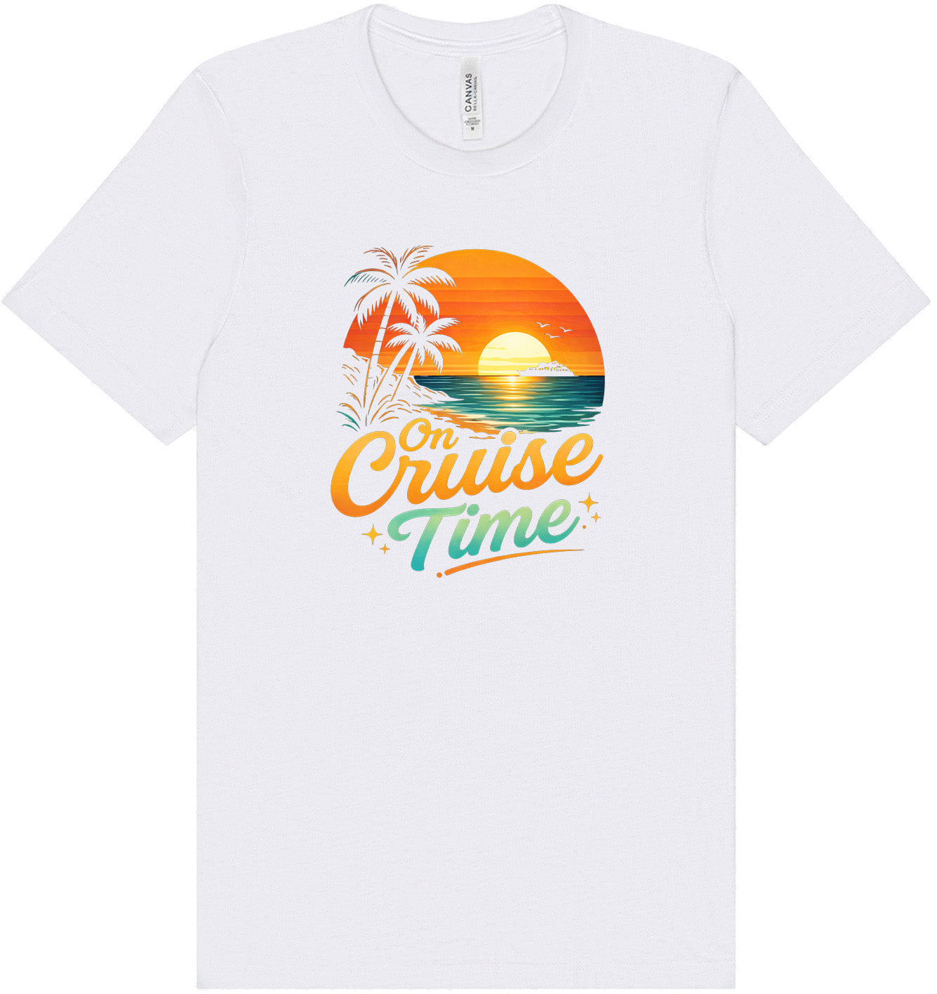 On Cruise Time Adult Bella Canvas Shirt
