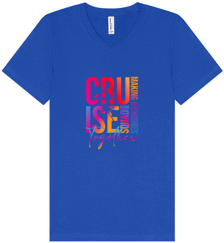 Retro Cruise Together 2026 Unisex V-Neck Shirt
