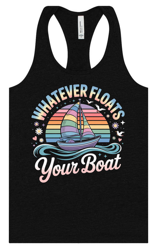 Whatever Floats Your Boat Women's Racerback Tank