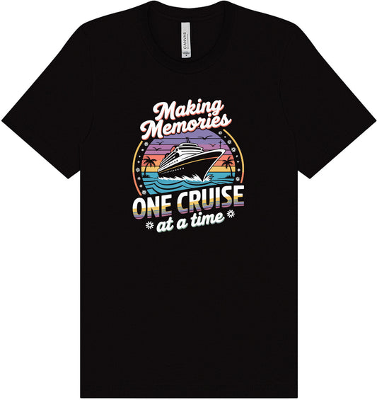Making Memories, One Cruise at a Time Adult Bella Canvas Shirt