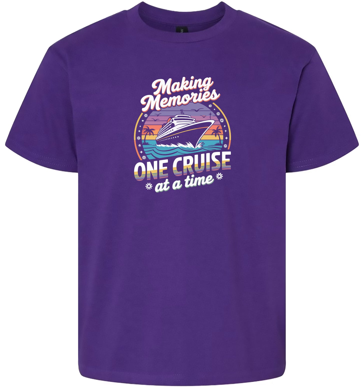 Making Memories, One Cruise at a Time Children's Gildan Soft Shirt