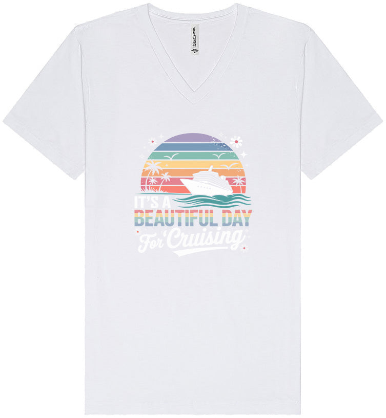 Beautiful Day for Cruising Unisex V-Neck Shirt