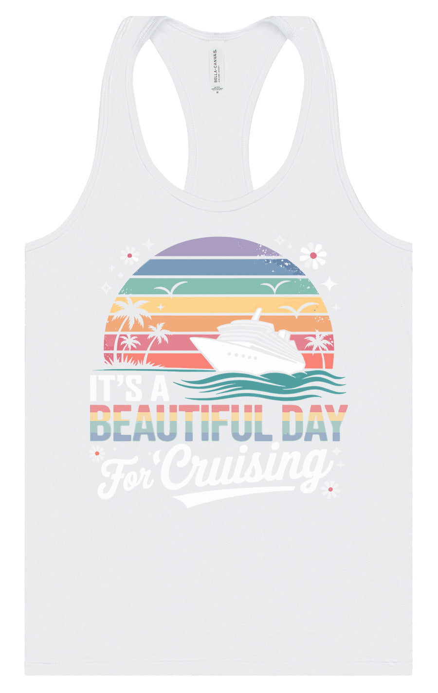 Beautiful Day for Cruising Women's Racerback Tank