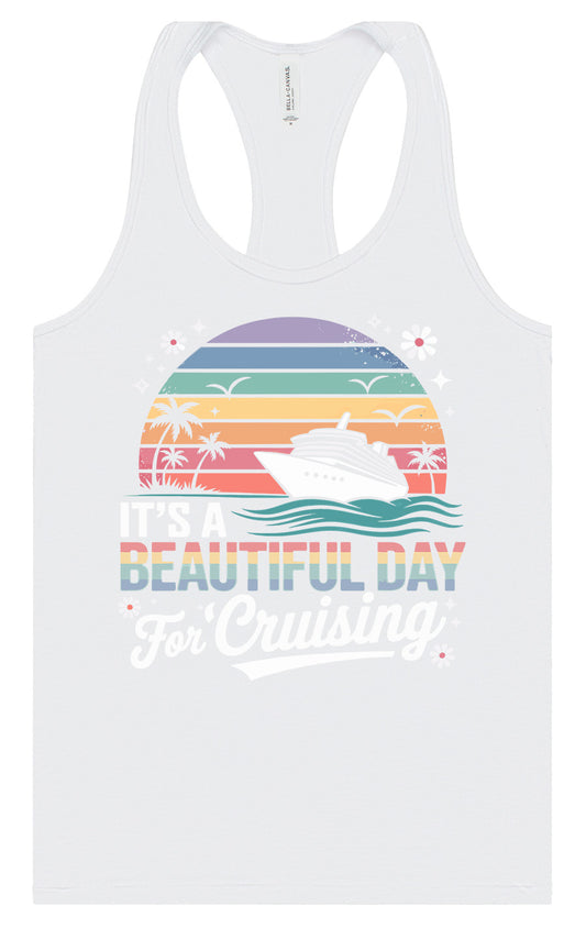 Beautiful Day for Cruising Women's Racerback Tank