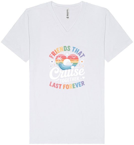 Friends That Cruise Together Unisex V-Neck Shirt