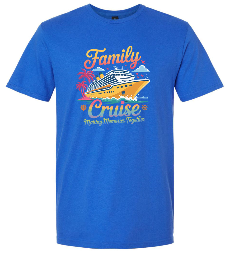 Family Cruise Adult Gildan Soft Shirt