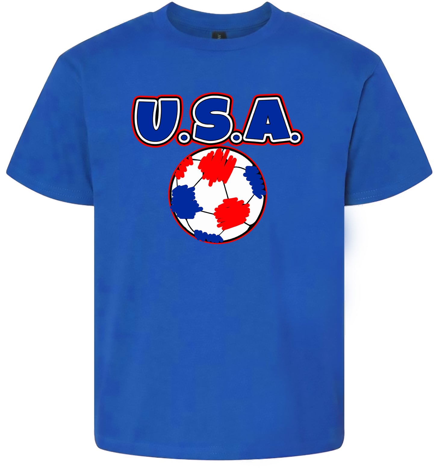 USA Soccer Adult Gildan Soft Shirt