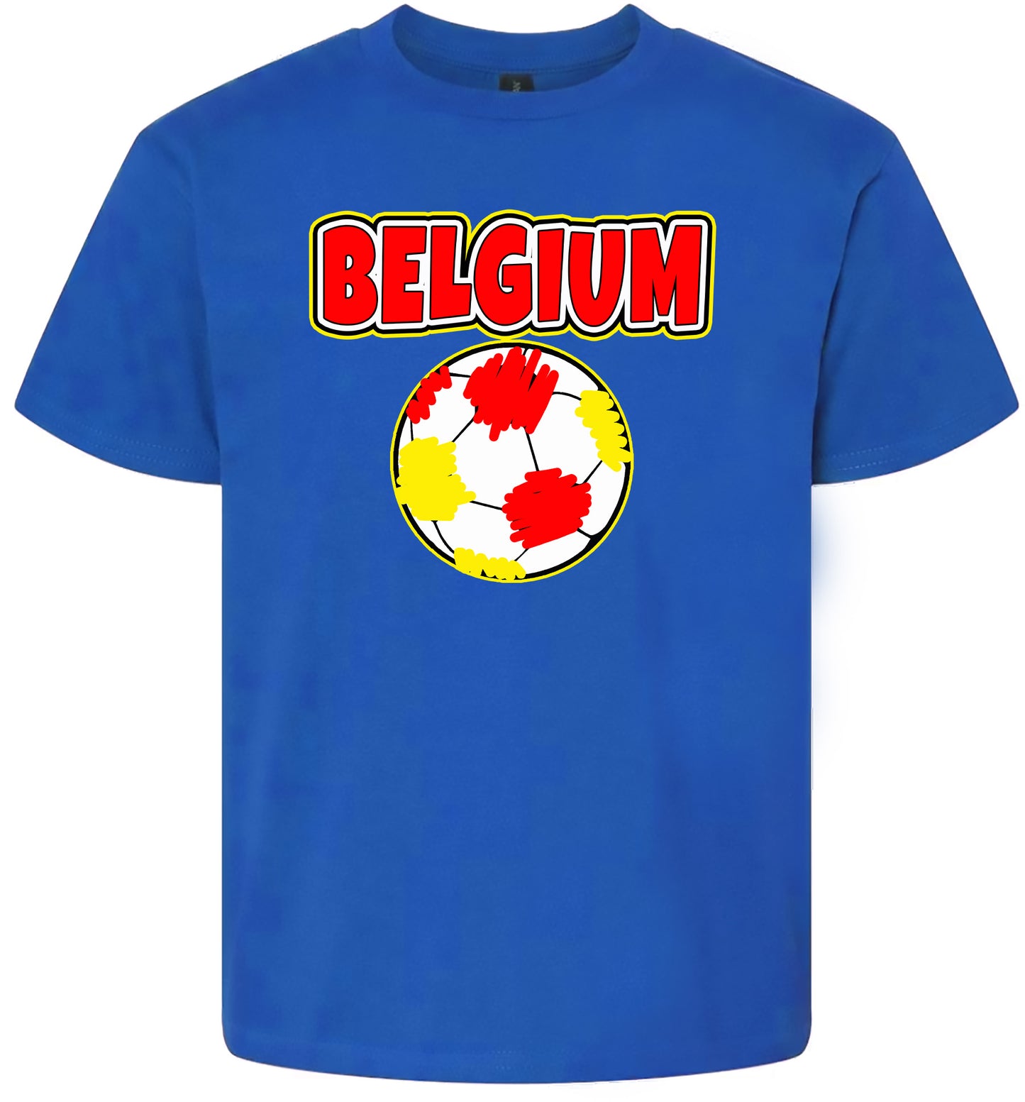 Belgium Soccer Children's Gildan Soft Shirt