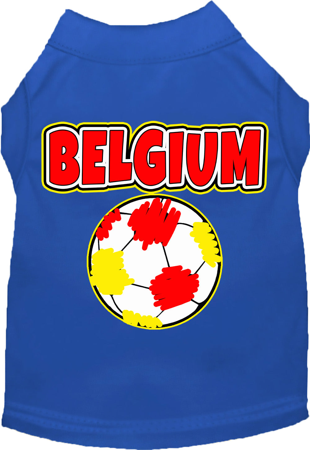 Belgium Soccer Pet Shirt