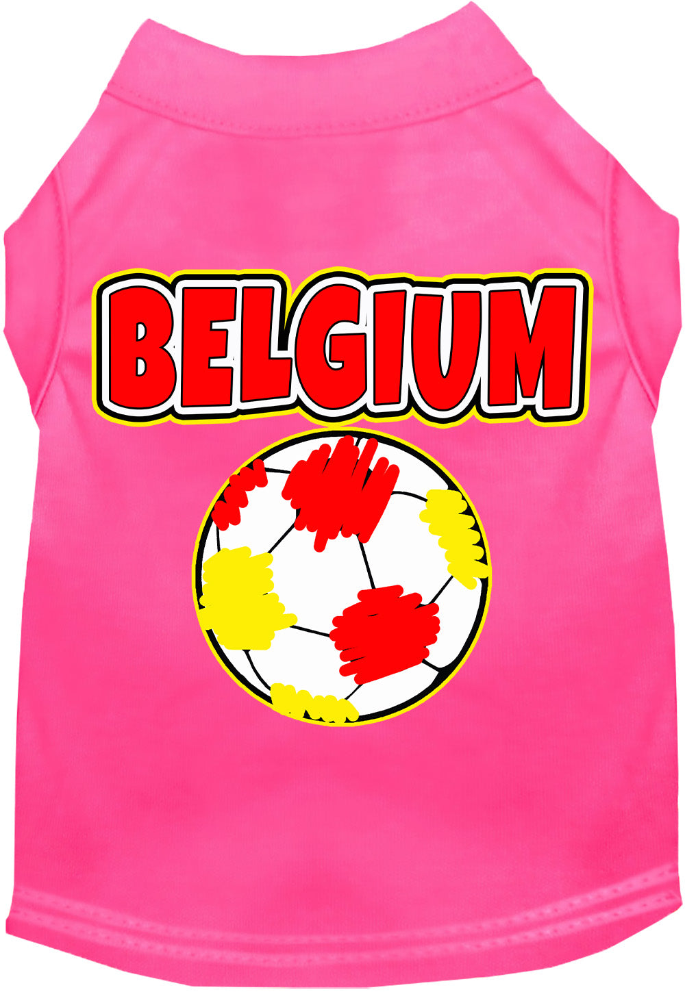 Belgium Soccer Pet Shirt