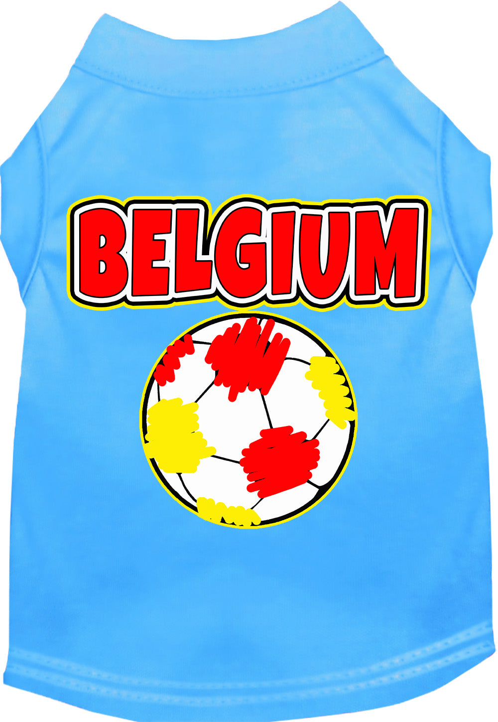 Belgium Soccer Pet Shirt