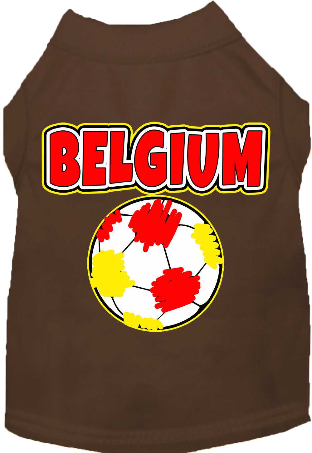 Belgium Soccer Pet Shirt