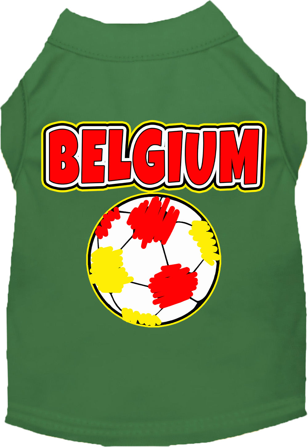 Belgium Soccer Pet Shirt