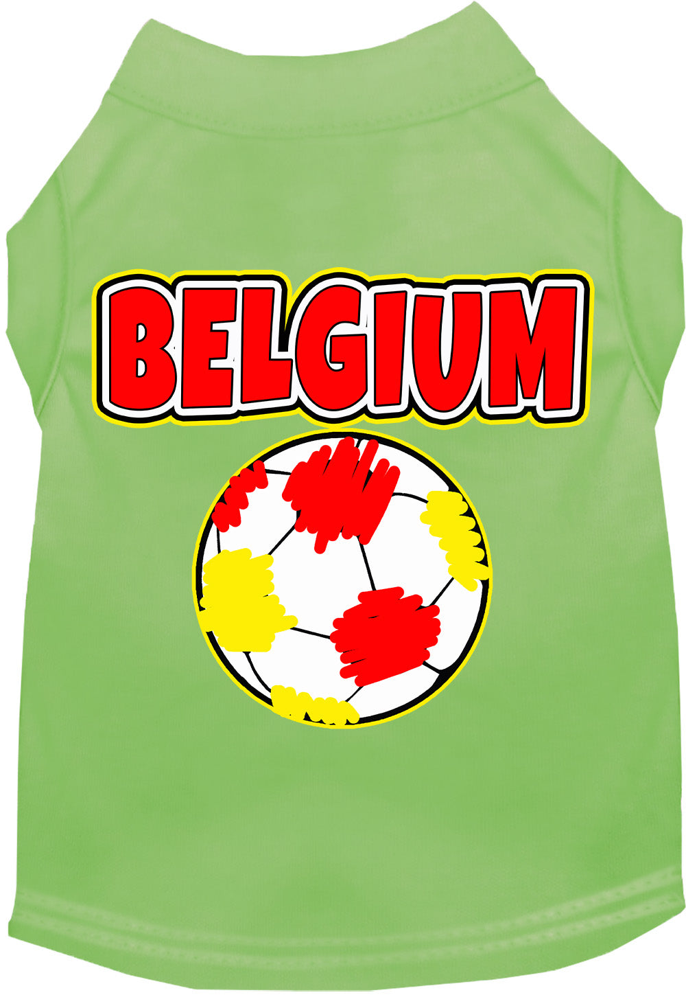 Belgium Soccer Pet Shirt