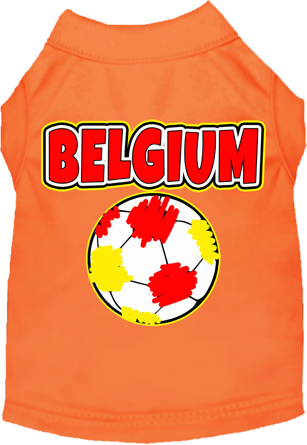 Belgium Soccer Pet Shirt