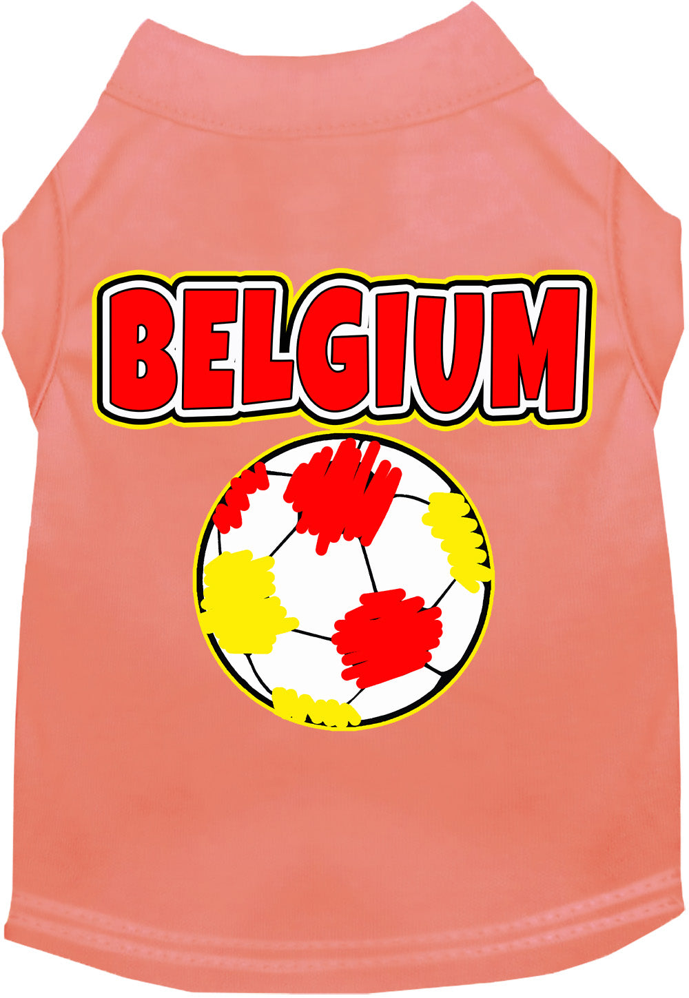 Belgium Soccer Pet Shirt
