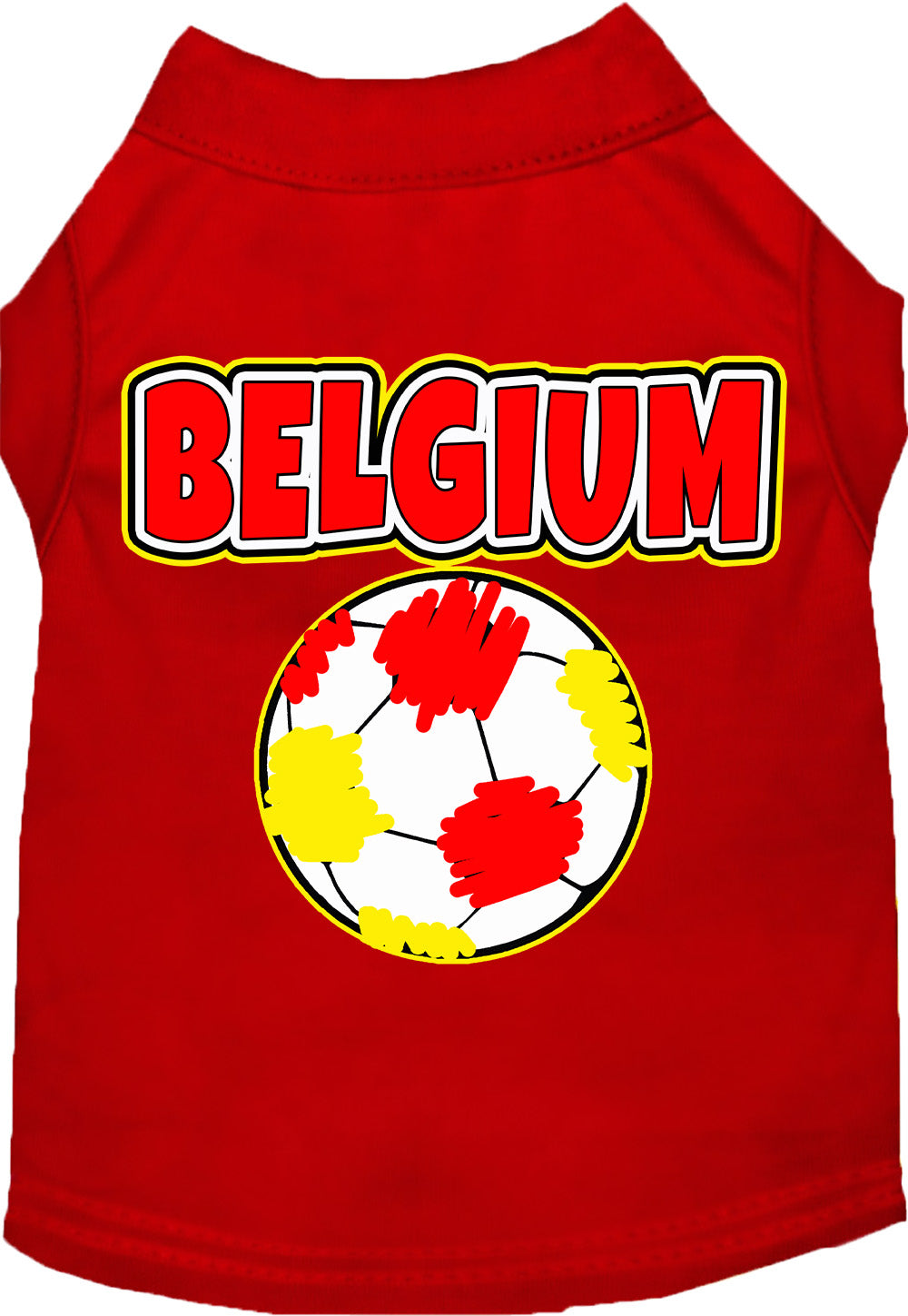 Belgium Soccer Pet Shirt