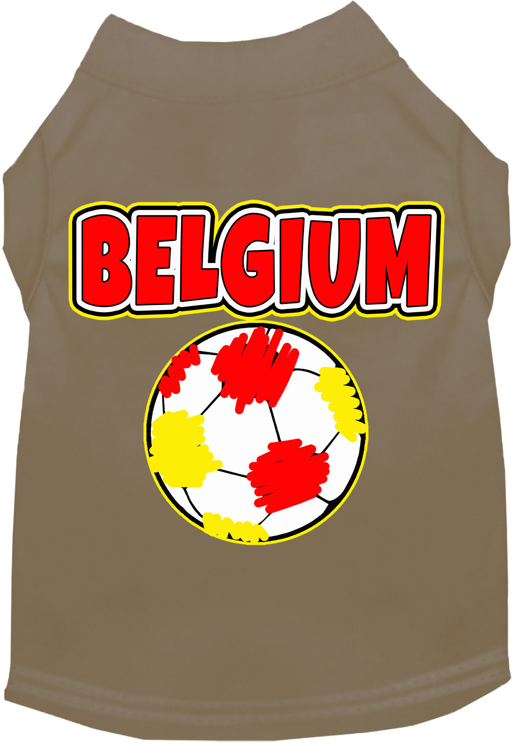 Belgium Soccer Pet Shirt