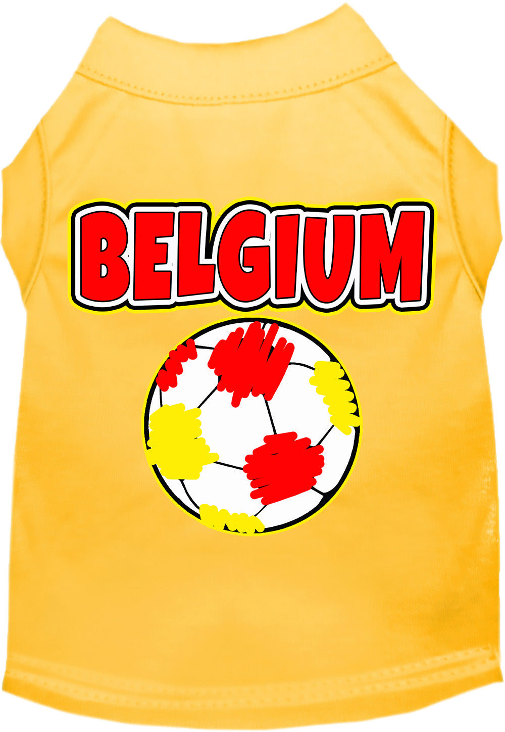 Belgium Soccer Pet Shirt